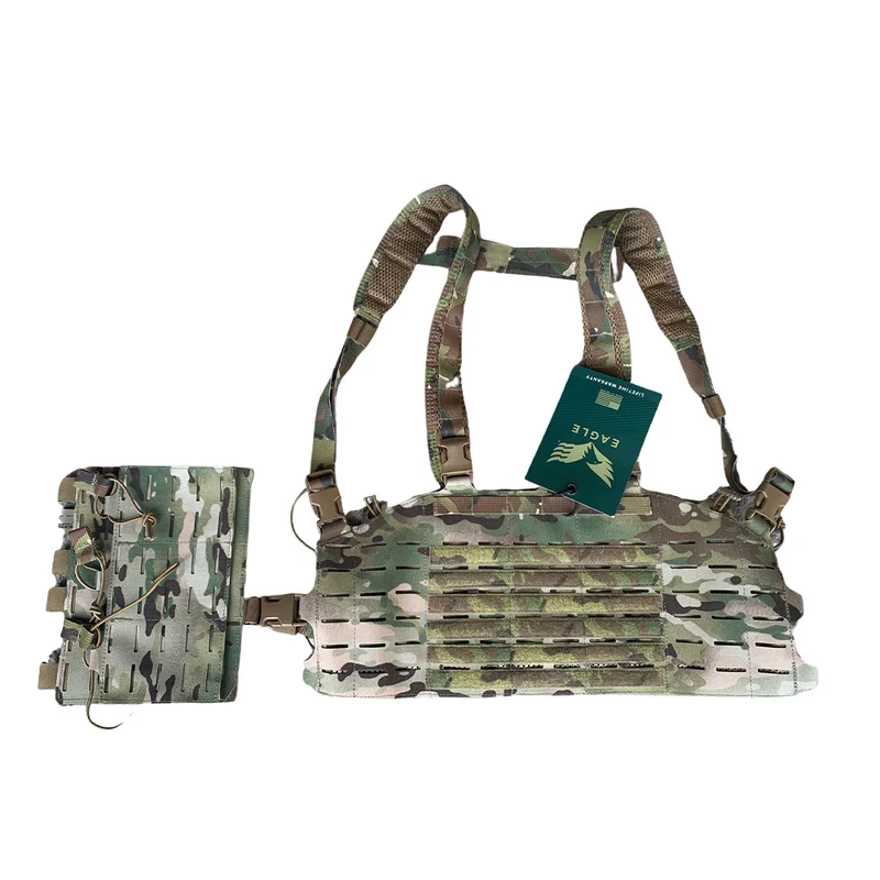 Eagle Industries MOLLE Multi-Mission Chest Rig Multicam + RFF Front Flap
