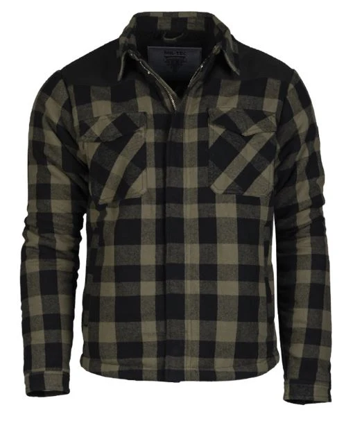 Mil-Tec Lumberjacket Schwarz/Oliv