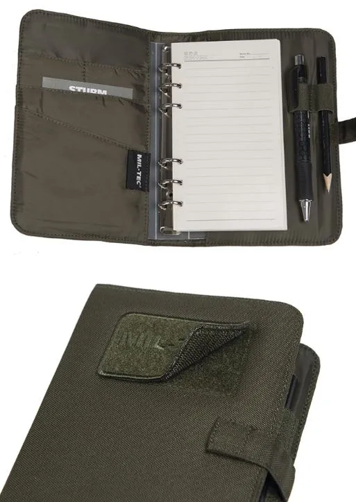 Mil-Tec Tactical Notebook Small Oliv