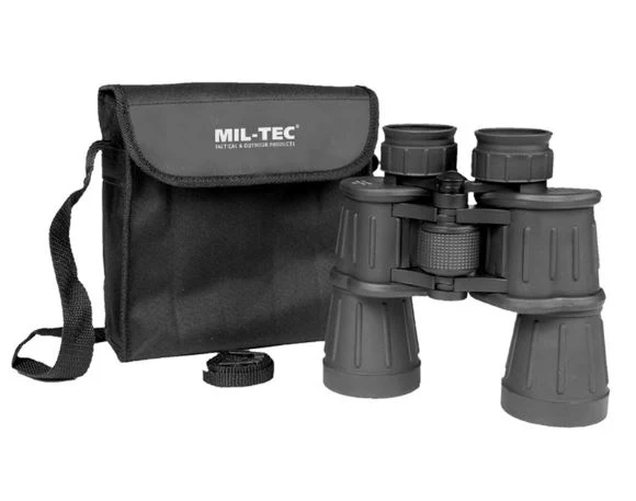 Mil-Tec Fernglas Gummiarmiert 7x50 Schwarz