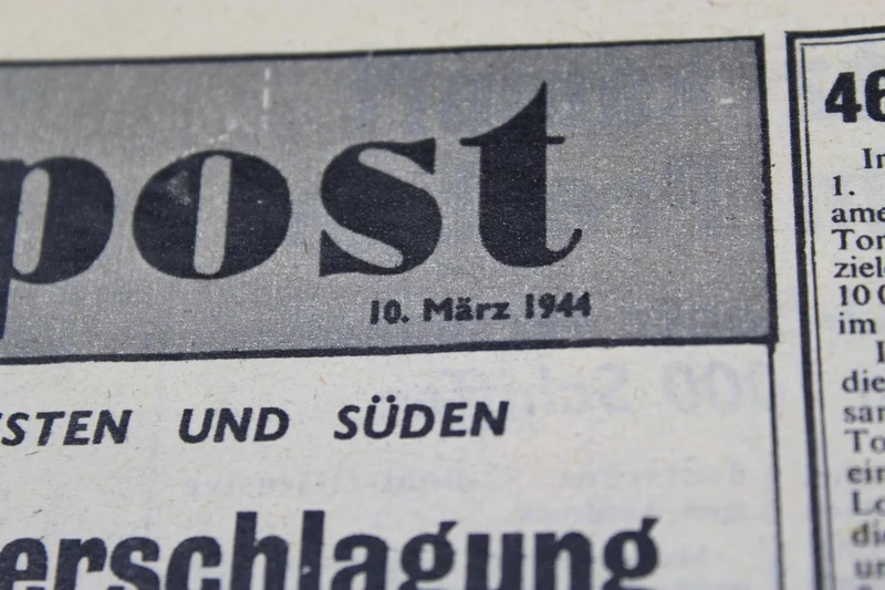 „Luftpost“ Alliierte Anti-Nazi-Propagandazeitung – 1944