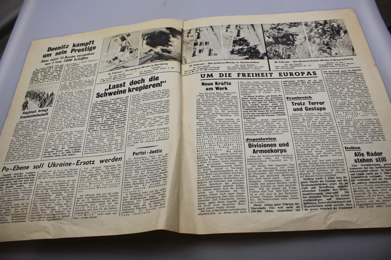 „Luftpost“ Alliierte Anti-Nazi-Propagandazeitung – 1944