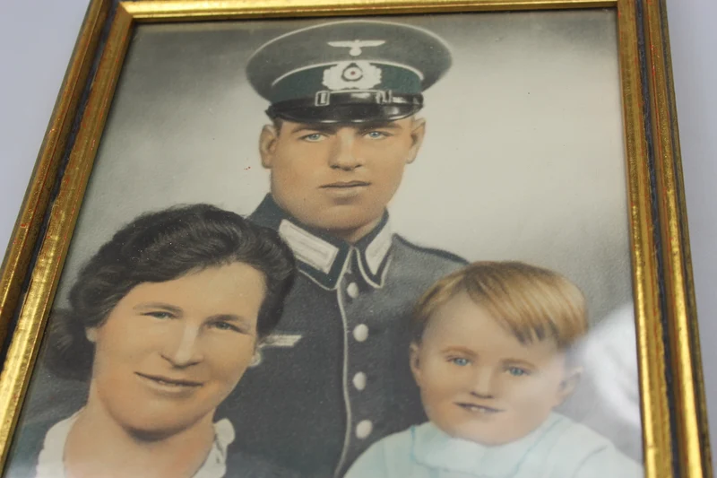 Gerahmtes Foto aus dem 2. Weltkrieg