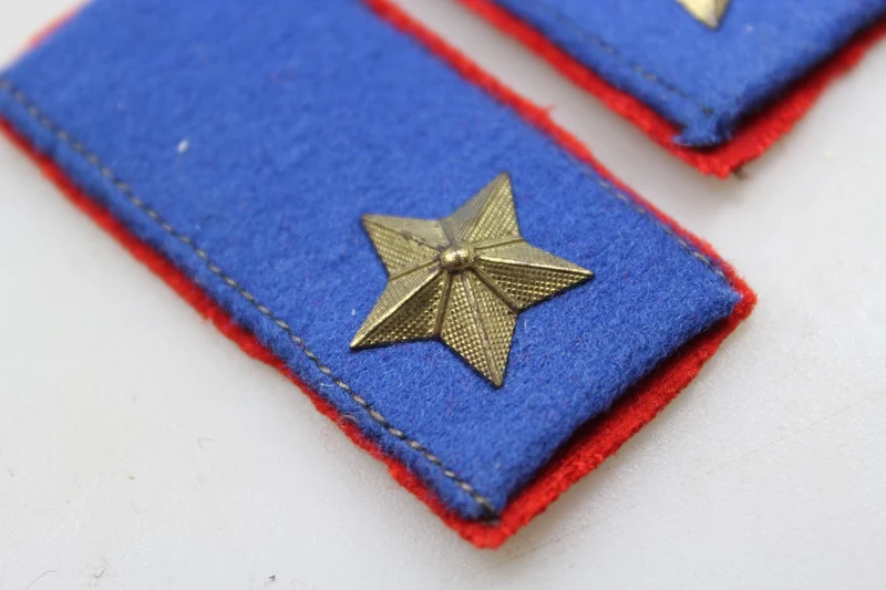 Paar offizielle REI-Insignien aus dem 2. Weltkrieg