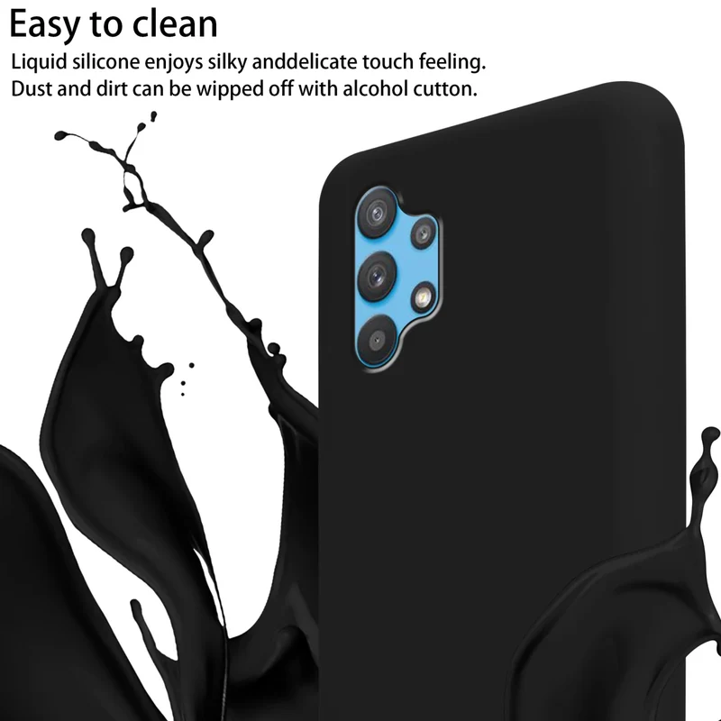 Cadorabo Handy Kette kompatibel mit Samsung Galaxy A32 5G Silikon Schutzhülle mit längen verstellbaren Kordel Band