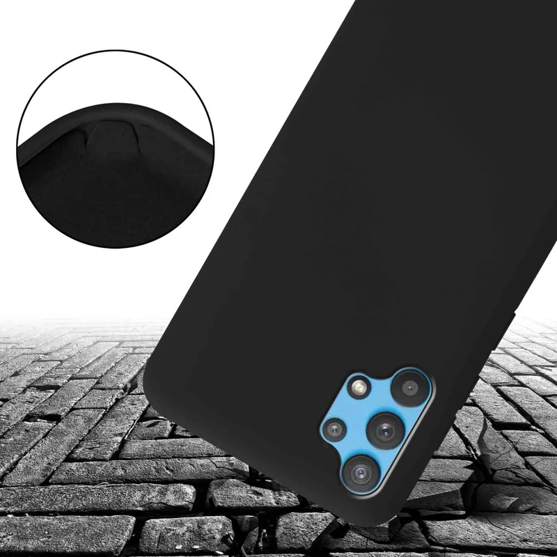 Cadorabo Handy Kette kompatibel mit Samsung Galaxy A32 5G Silikon Schutzhülle mit längen verstellbaren Kordel Band