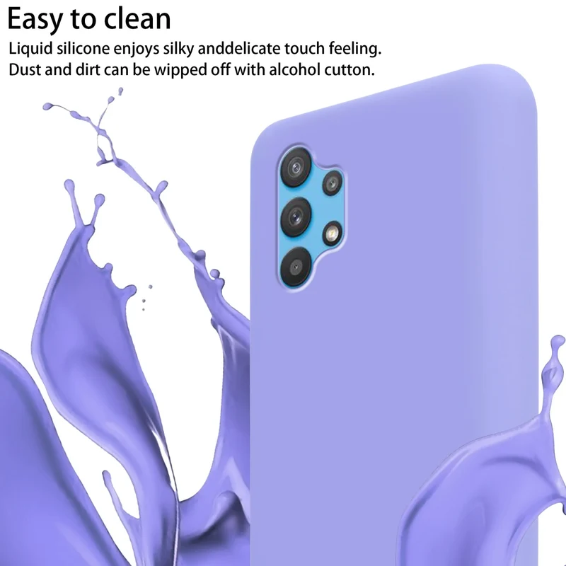 Cadorabo Handy Kette kompatibel mit Samsung Galaxy A32 5G Silikon Schutzhülle mit längen verstellbaren Kordel Band