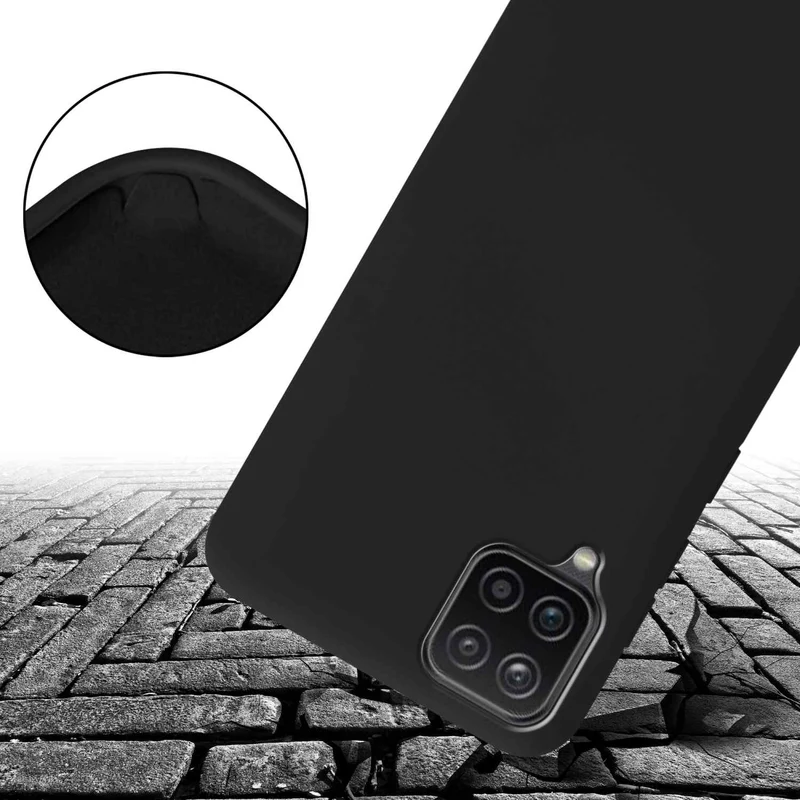 Cadorabo Handy Kette kompatibel mit Samsung Galaxy A12 / M12 Silikon Schutzhülle mit längen verstellbaren Kordel Band