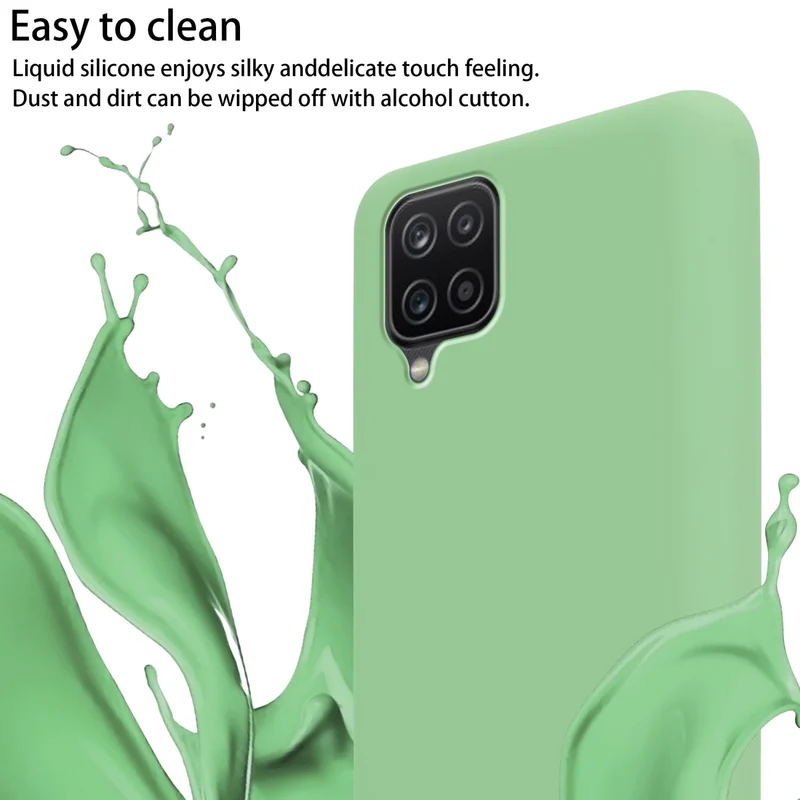 Cadorabo Handy Kette kompatibel mit Samsung Galaxy A12 / M12 Silikon Schutzhülle mit längen verstellbaren Kordel Band