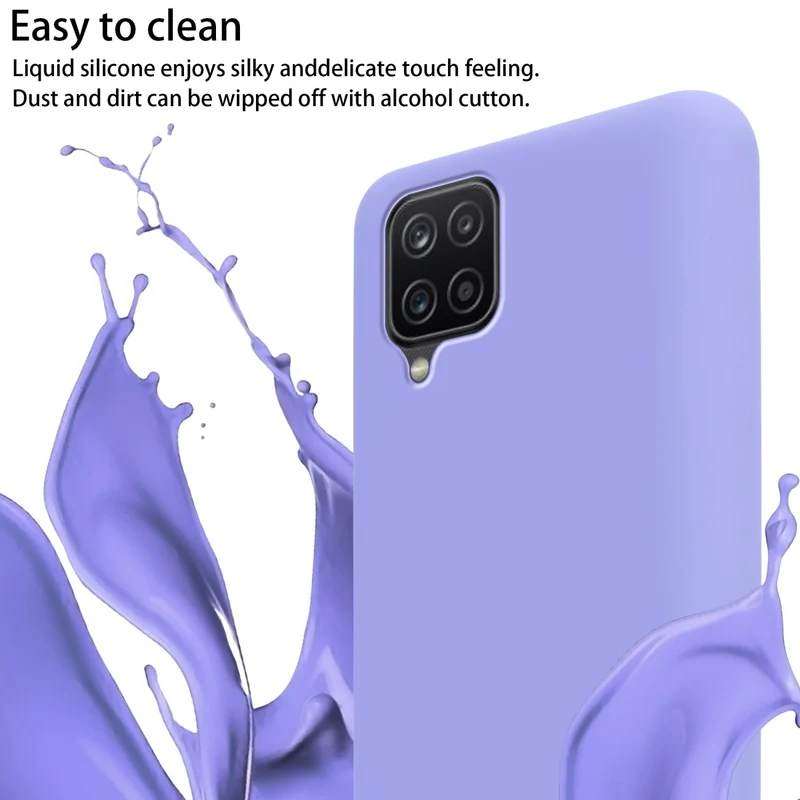 Cadorabo Handy Kette kompatibel mit Samsung Galaxy A12 / M12 Silikon Schutzhülle mit längen verstellbaren Kordel Band