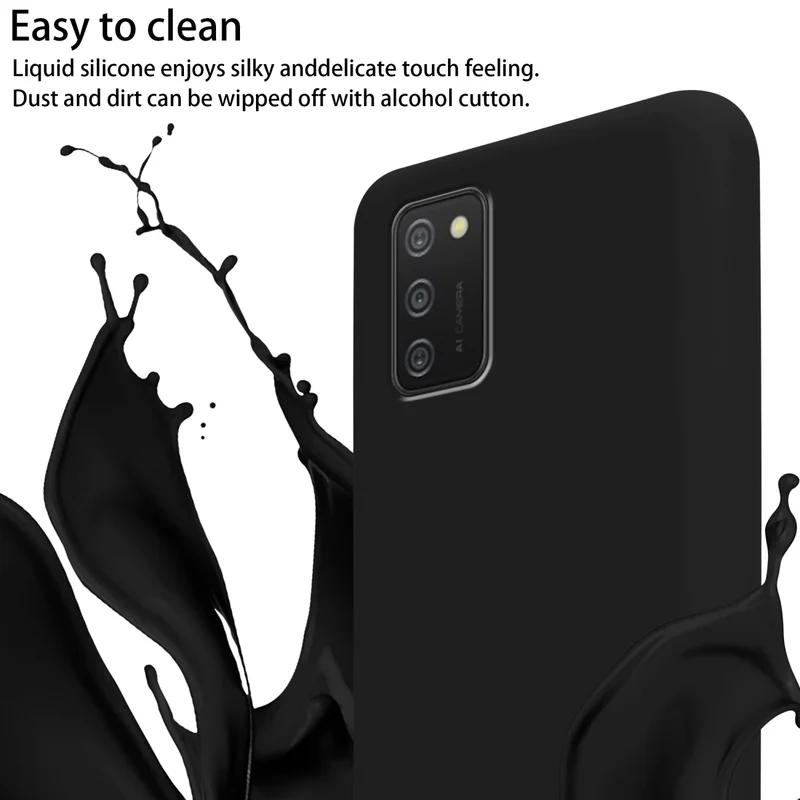 Cadorabo Handy Kette kompatibel mit Samsung Galaxy A02s Silikon Schutzhülle mit längen verstellbaren Kordel Band