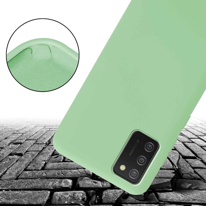 Cadorabo Handy Kette kompatibel mit Samsung Galaxy A02s Silikon Schutzhülle mit längen verstellbaren Kordel Band