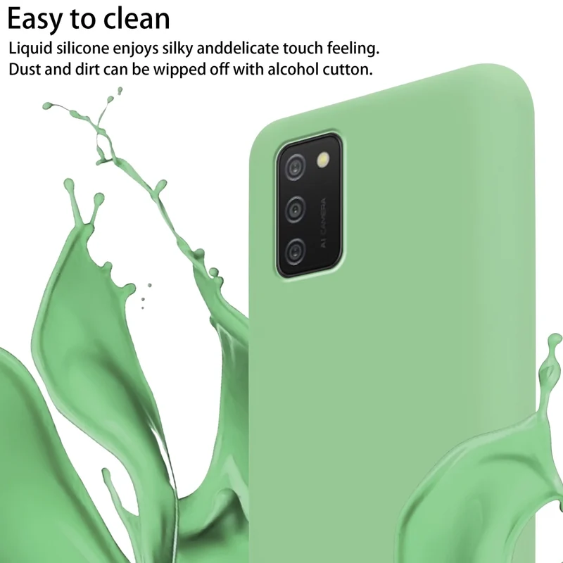Cadorabo Handy Kette kompatibel mit Samsung Galaxy A02s Silikon Schutzhülle mit längen verstellbaren Kordel Band