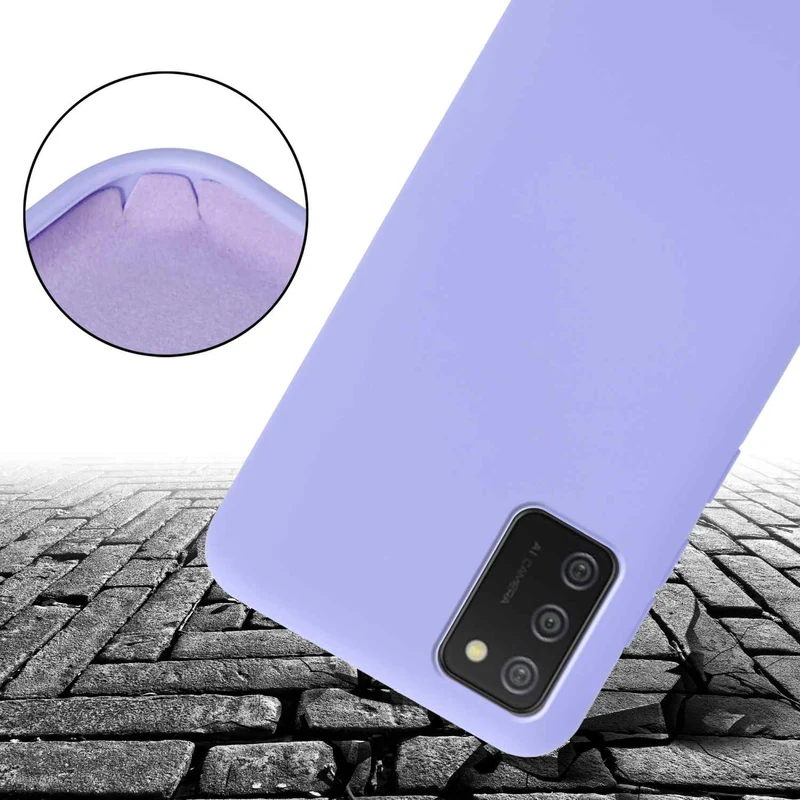 Cadorabo Handy Kette kompatibel mit Samsung Galaxy A02s Silikon Schutzhülle mit längen verstellbaren Kordel Band