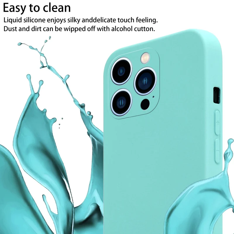 Cadorabo Handy Kette kompatibel mit Apple iPhone 13 PRO MAX Silikon Schutzhülle mit längen verstellbaren Kordel Band