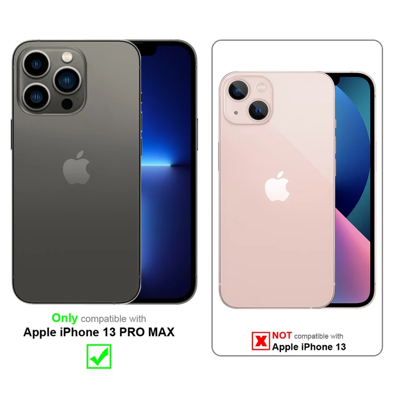 Cadorabo Handy Kette kompatibel mit Apple iPhone 13 PRO MAX Silikon Schutzhülle mit längen verstellbaren Kordel Band