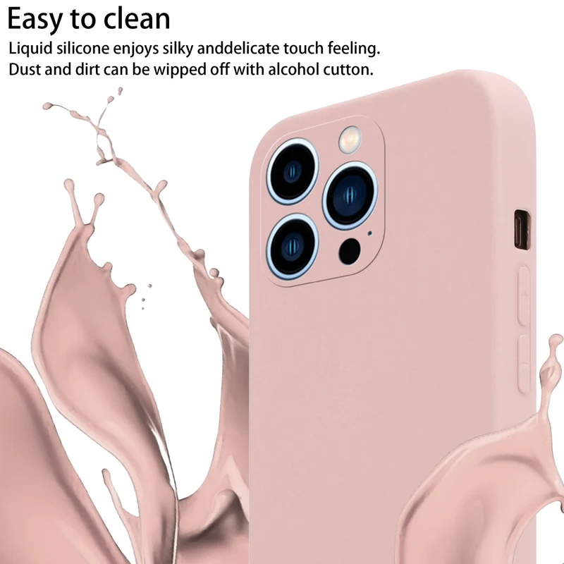 Cadorabo Handy Kette kompatibel mit Apple iPhone 13 PRO MAX Silikon Schutzhülle mit längen verstellbaren Kordel Band