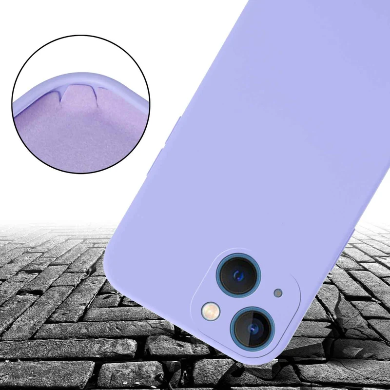 Cadorabo Handy Kette kompatibel mit Apple iPhone 13 PRO Silikon Schutzhülle mit längen verstellbaren Kordel Band
