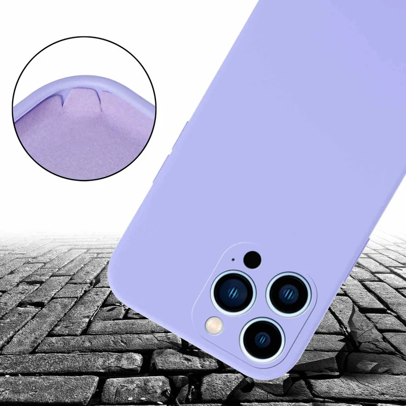 Cadorabo Handy Kette kompatibel mit Apple iPhone 13 PRO Silikon Schutzhülle mit längen verstellbaren Kordel Band