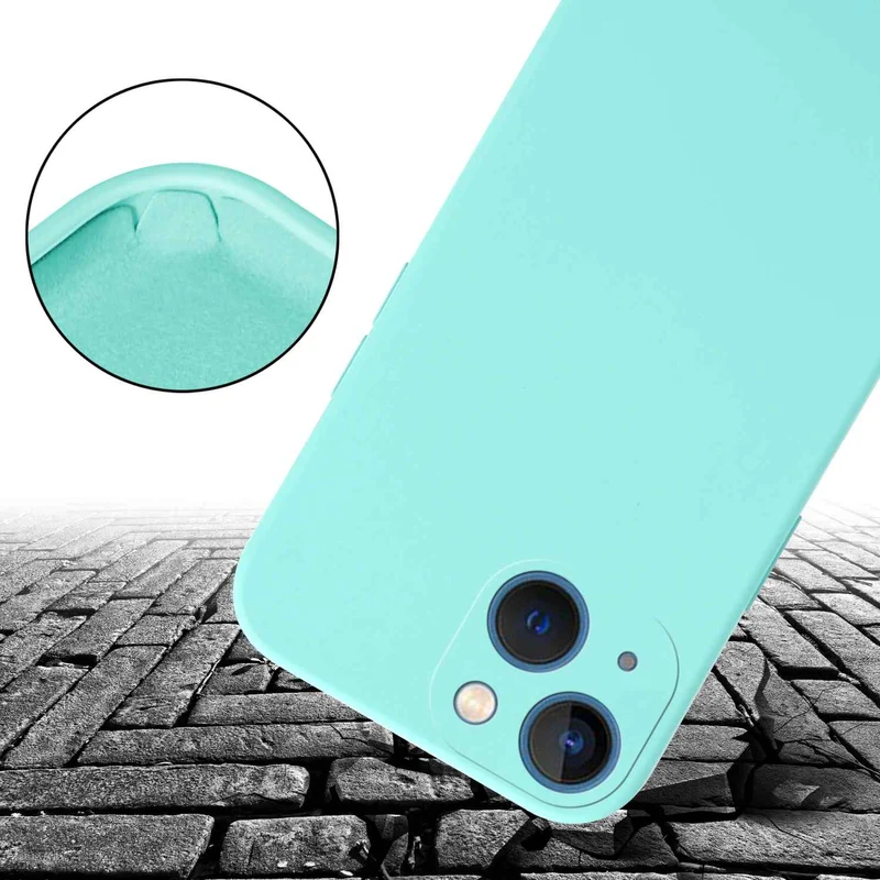 Cadorabo Handy Kette kompatibel mit Apple iPhone 13 MINI Silikon Schutzhülle mit längen verstellbaren Kordel Band