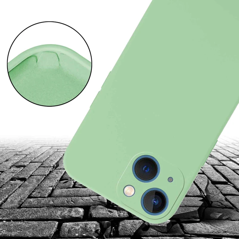 Cadorabo Handy Kette kompatibel mit Apple iPhone 13 MINI Silikon Schutzhülle mit längen verstellbaren Kordel Band