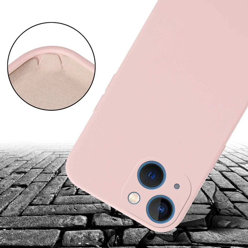 Cadorabo Handy Kette kompatibel mit Apple iPhone 13 MINI Silikon Schutzhülle mit längen verstellbaren Kordel Band