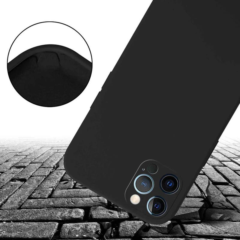 Cadorabo Handy Kette kompatibel mit Apple iPhone 12 / 12 PRO Silikon Schutzhülle mit längen verstellbaren Kordel Band