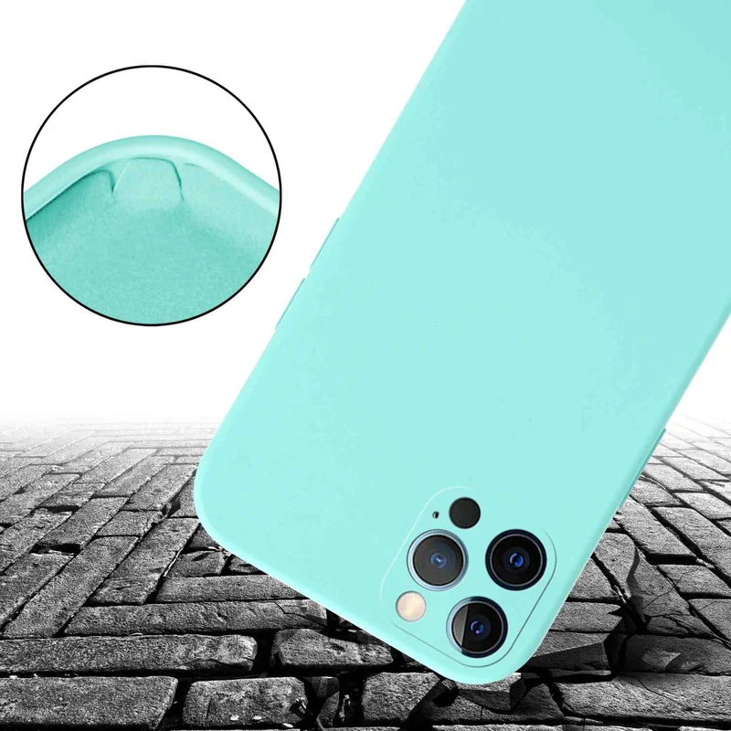 Cadorabo Handy Kette kompatibel mit Apple iPhone 12 / 12 PRO Silikon Schutzhülle mit längen verstellbaren Kordel Band