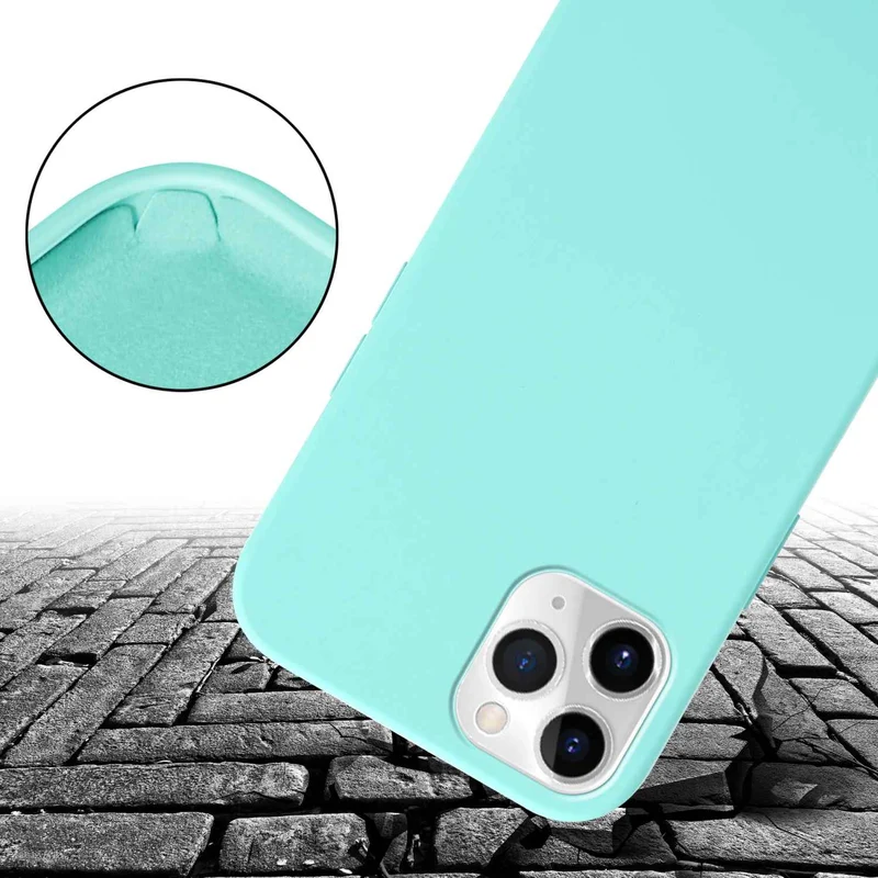 Cadorabo Handy Kette kompatibel mit Apple iPhone 11 PRO MAX Silikon Schutzhülle mit längen verstellbaren Kordel Band