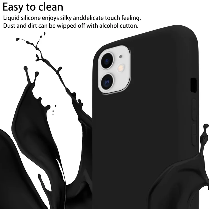 Cadorabo Handy Kette kompatibel mit Apple iPhone 11 Silikon Schutzhülle mit längen verstellbaren Kordel Band