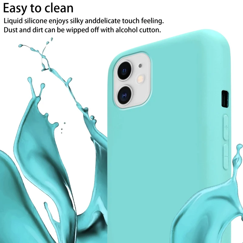 Cadorabo Handy Kette kompatibel mit Apple iPhone 11 Silikon Schutzhülle mit längen verstellbaren Kordel Band