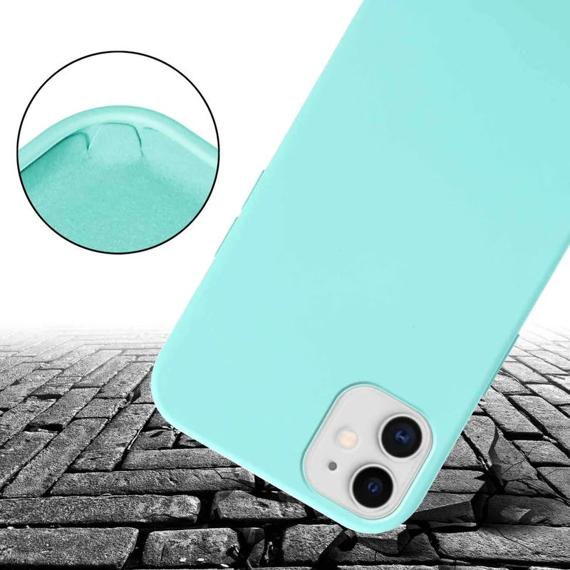Cadorabo Handy Kette kompatibel mit Apple iPhone 11 Silikon Schutzhülle mit längen verstellbaren Kordel Band