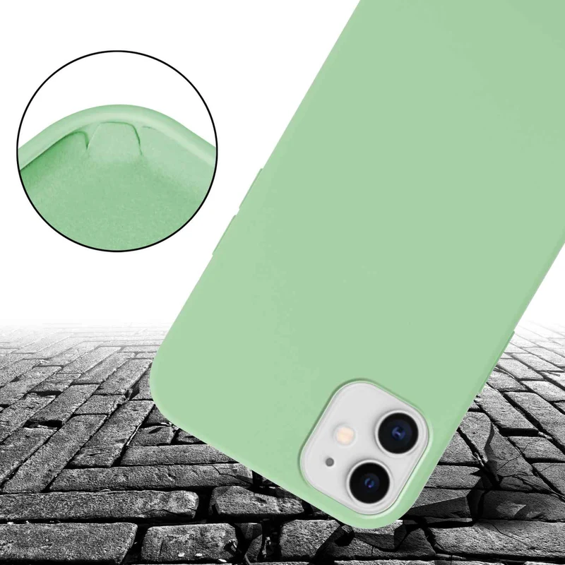 Cadorabo Handy Kette kompatibel mit Apple iPhone 11 Silikon Schutzhülle mit längen verstellbaren Kordel Band