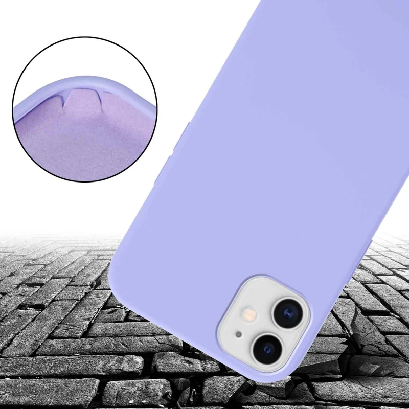 Cadorabo Handy Kette kompatibel mit Apple iPhone 11 Silikon Schutzhülle mit längen verstellbaren Kordel Band