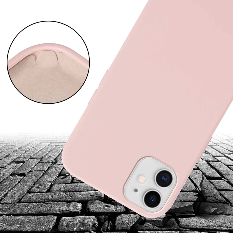 Cadorabo Handy Kette kompatibel mit Apple iPhone 11 Silikon Schutzhülle mit längen verstellbaren Kordel Band