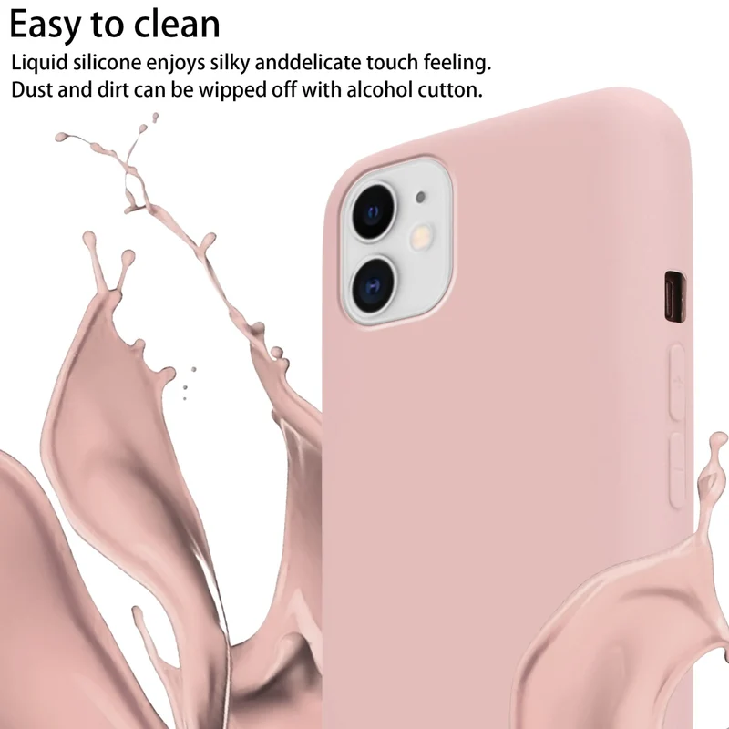 Cadorabo Handy Kette kompatibel mit Apple iPhone 11 Silikon Schutzhülle mit längen verstellbaren Kordel Band