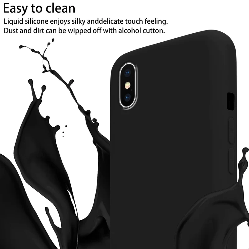 Cadorabo Handy Kette kompatibel mit Apple iPhone XS MAX Silikon Schutzhülle mit längen verstellbaren Kordel Band