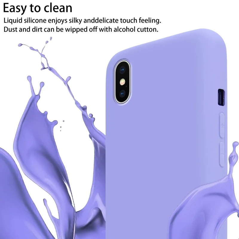 Cadorabo Handy Kette kompatibel mit Apple iPhone XS MAX Silikon Schutzhülle mit längen verstellbaren Kordel Band