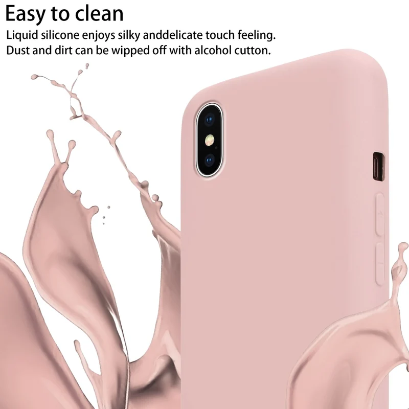 Cadorabo Handy Kette kompatibel mit Apple iPhone XS MAX Silikon Schutzhülle mit längen verstellbaren Kordel Band