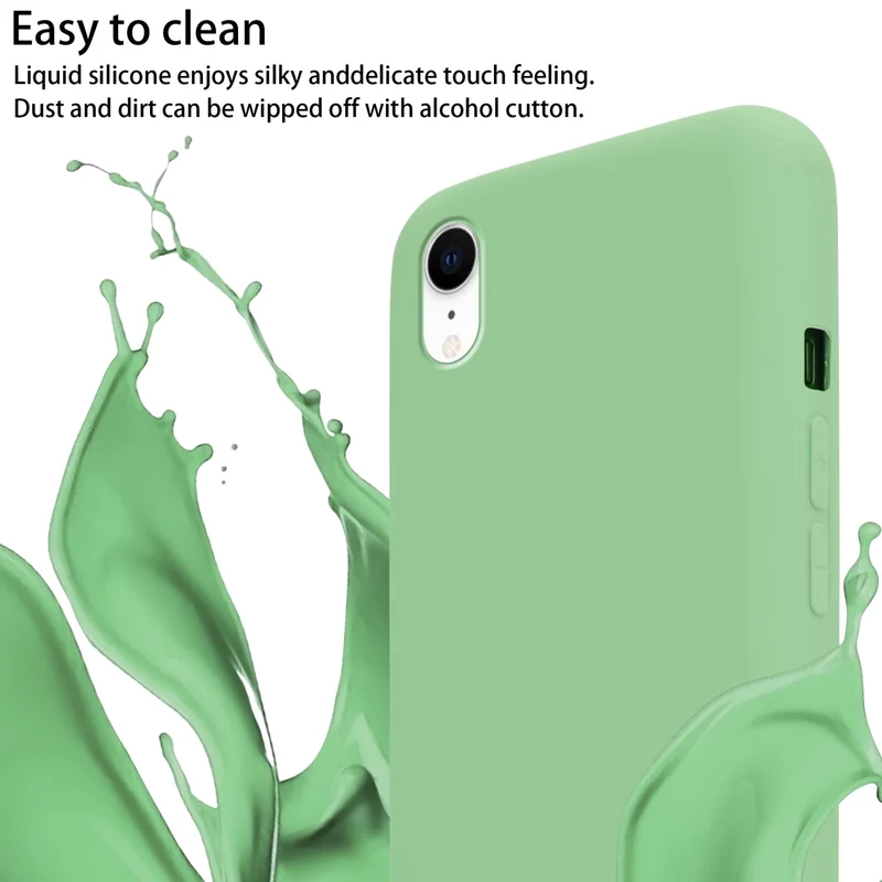 Cadorabo Handy Kette kompatibel mit Apple iPhone XR Silikon Schutzhülle mit längen verstellbaren Kordel Band