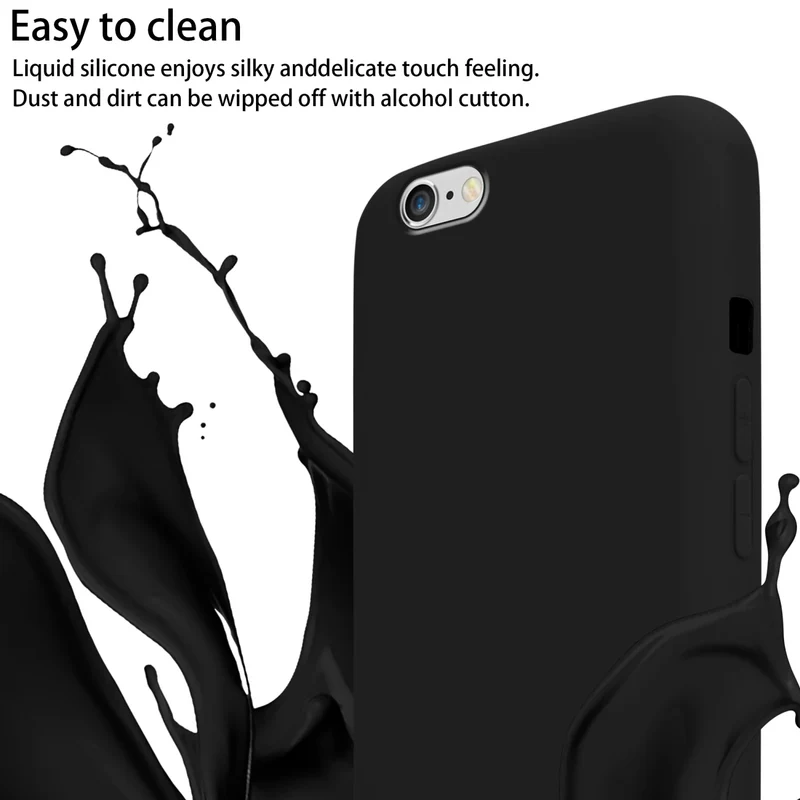 Cadorabo Handy Kette kompatibel mit Apple iPhone 6 PLUS / 6S PLUS Silikon Schutzhülle mit längen verstellbaren Kordel Band