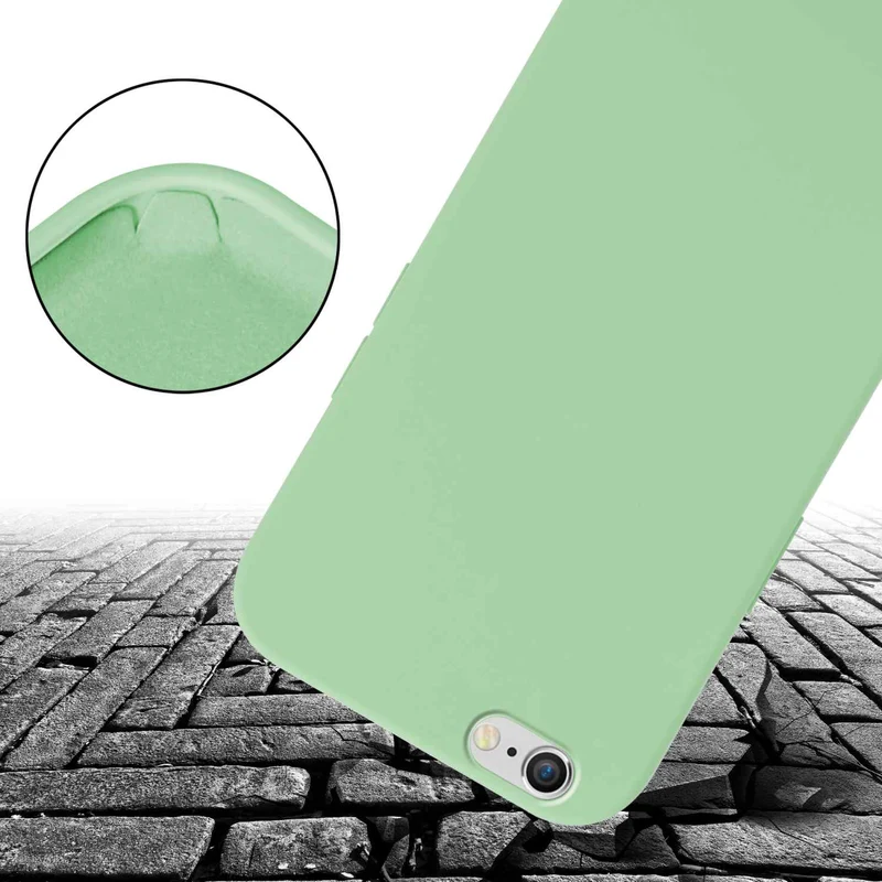 Cadorabo Handy Kette kompatibel mit Apple iPhone 6 PLUS / 6S PLUS Silikon Schutzhülle mit längen verstellbaren Kordel Band