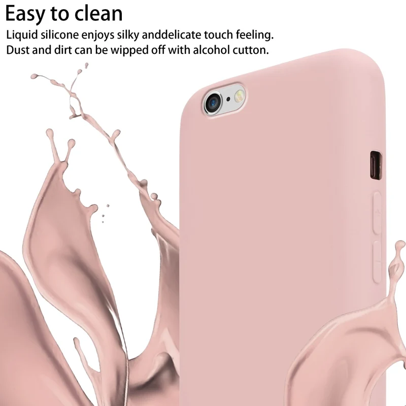 Cadorabo Handy Kette kompatibel mit Apple iPhone 6 PLUS / 6S PLUS Silikon Schutzhülle mit längen verstellbaren Kordel Band