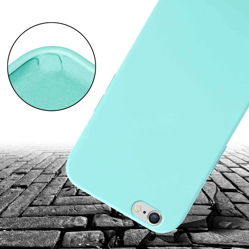 Cadorabo Handy Kette kompatibel mit Apple iPhone 6 / 6S Silikon Schutzhülle mit längen verstellbaren Kordel Band