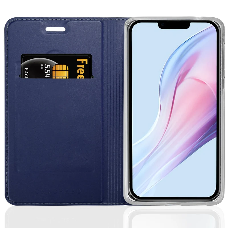 Cadorabo Hülle kompatibel mit Apple iPhone 13 PRO Schutzhülle mit Magnetverschluss, Standfunktion und Kartenfach