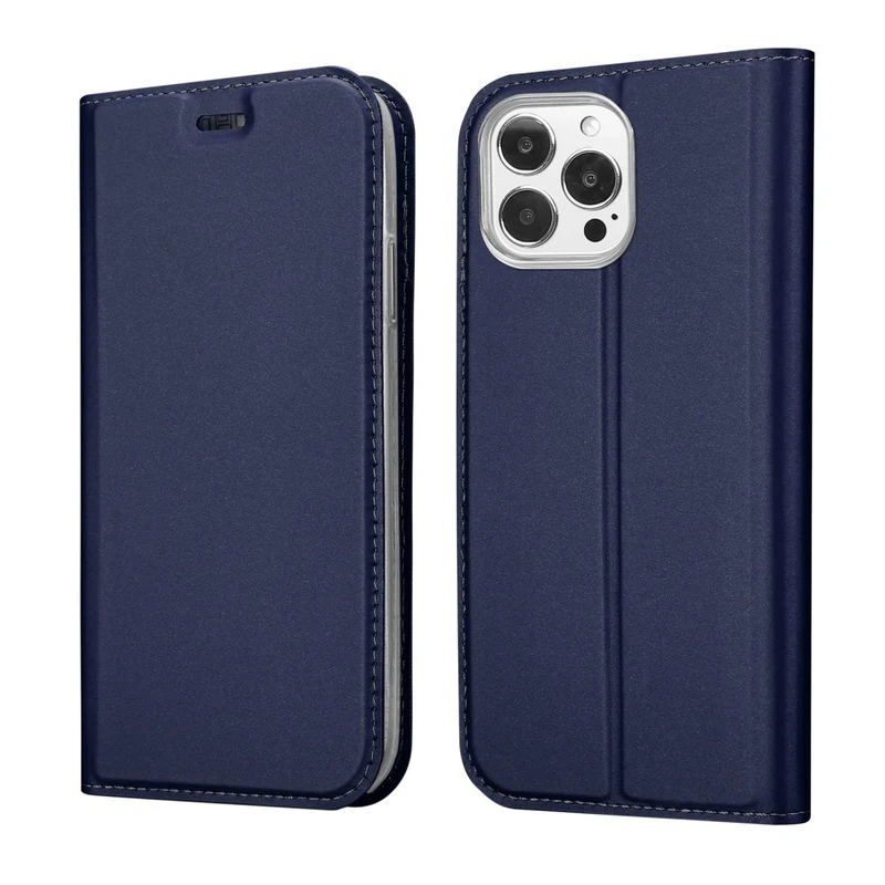 Cadorabo Hülle kompatibel mit Apple iPhone 13 PRO Schutzhülle mit Magnetverschluss, Standfunktion und Kartenfach