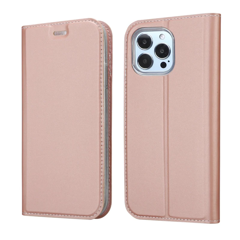 Cadorabo Hülle kompatibel mit Apple iPhone 13 PRO Schutzhülle mit Magnetverschluss, Standfunktion und Kartenfach