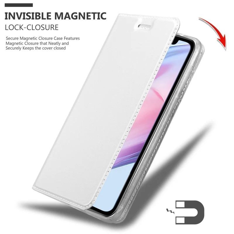Cadorabo Hülle kompatibel mit Apple iPhone 13 MINI Schutzhülle mit Magnetverschluss, Standfunktion und Kartenfach