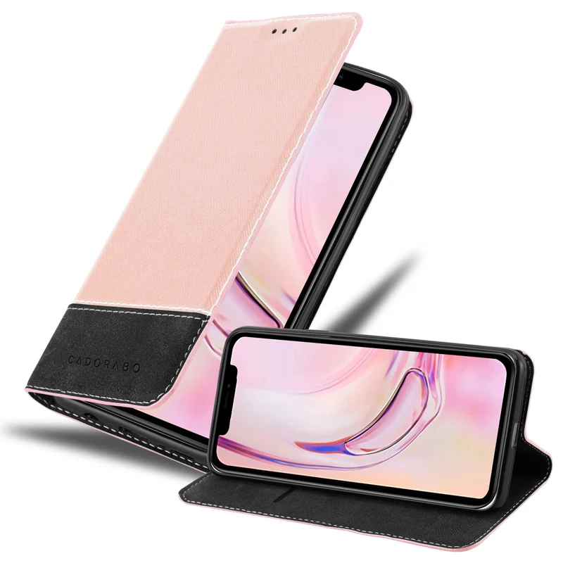 Cadorabo Hülle kompatibel mit Apple iPhone 13 PRO Schutzhülle mit Magnetverschluss, Standfunktion und Kartenfach