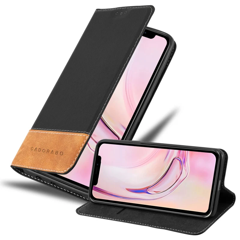 Cadorabo Hülle kompatibel mit Apple iPhone 13 PRO Schutzhülle mit Magnetverschluss, Standfunktion und Kartenfach